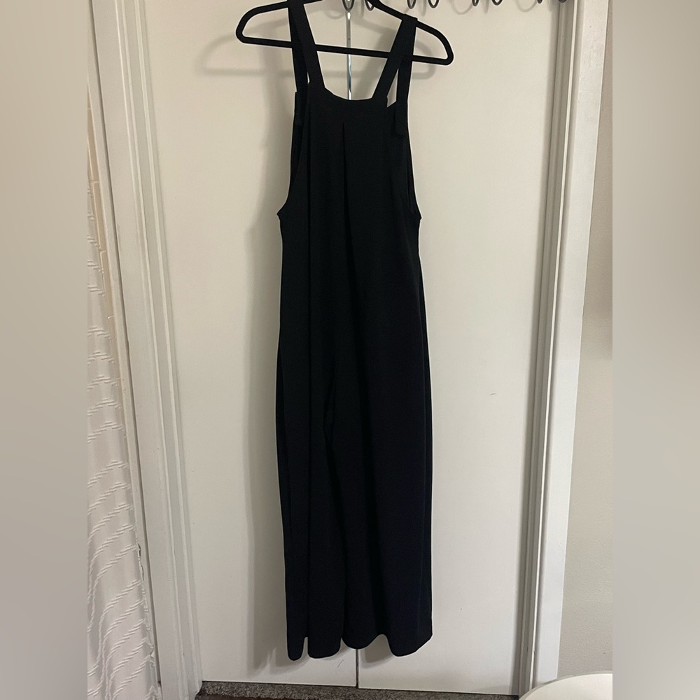 Halara Black Waffle Women's Wide-Leg Jumpsuit - Picture 6 of 7